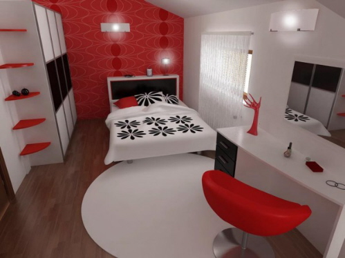 en şık kırmızı yatak odası tasarımları.jpg