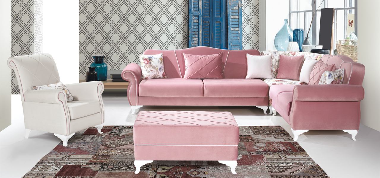 Ladin Mobilya�dan Köşe Takımlarıyla Şık Ortamlar Melek Kadınlar Kulübü