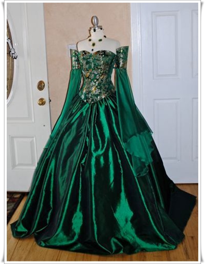 su yeşili nişanlık modelleri tüllü kapalı açık kadınlar için (4).jpg