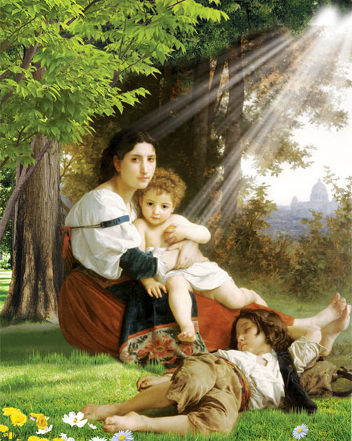 yağlı boya anne çocuk tablo 4.jpg