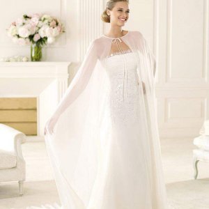 Pelerinli Gelinlik Modelleri