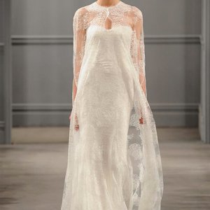 Pelerinli Gelinlik Modelleri