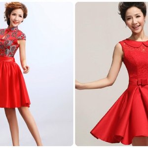Kırmızı Elbise Modelleri