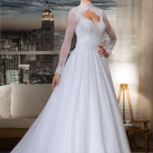 Pelerinli Gelinlik Modelleri