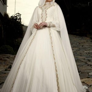 Pelerinli Gelinlik Modelleri