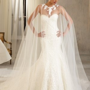 Pelerinli Gelinlik Modelleri