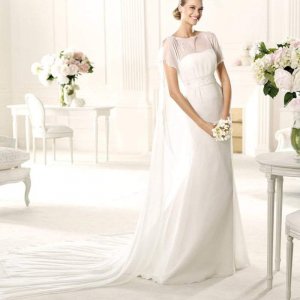 Pelerinli Gelinlik Modelleri