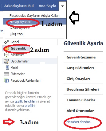 Facebook Hesabi Nasil Dondurulur 2014 Melek Kadinlar Kulubu