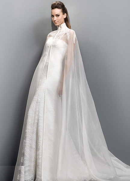 Pelerinli Gelinlik Modelleri