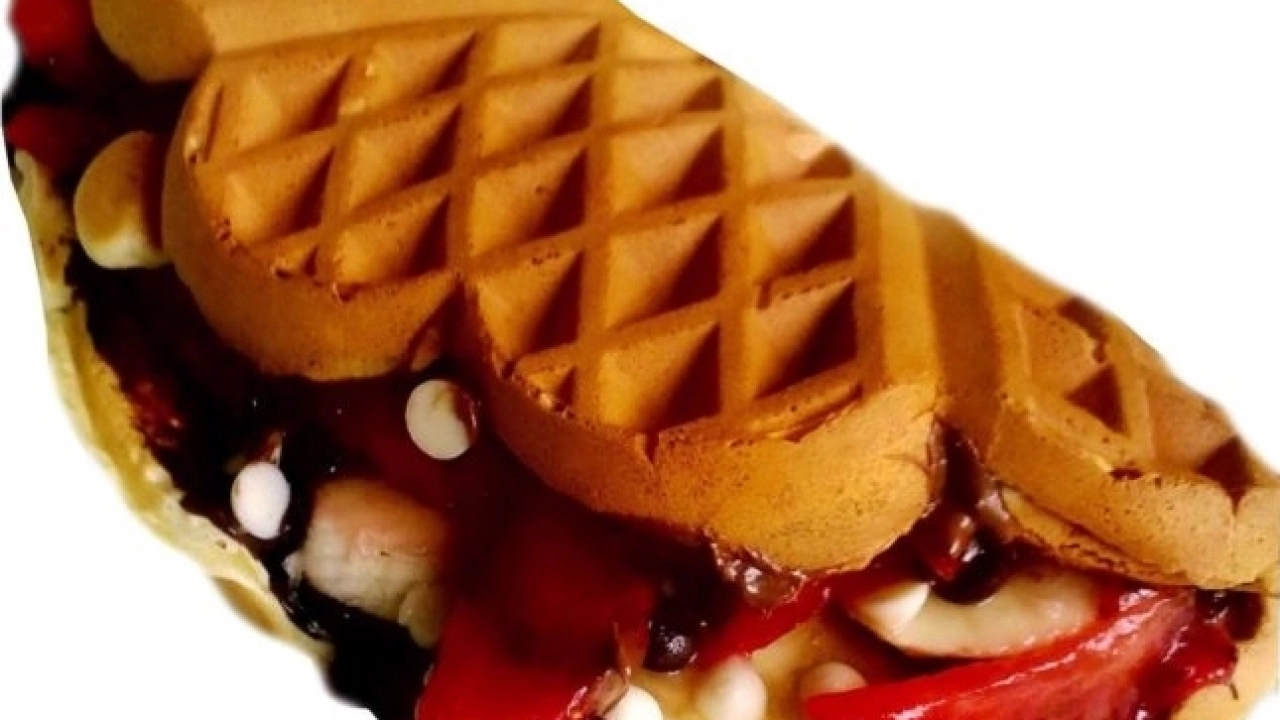 Evde pratik waffle yapılışı