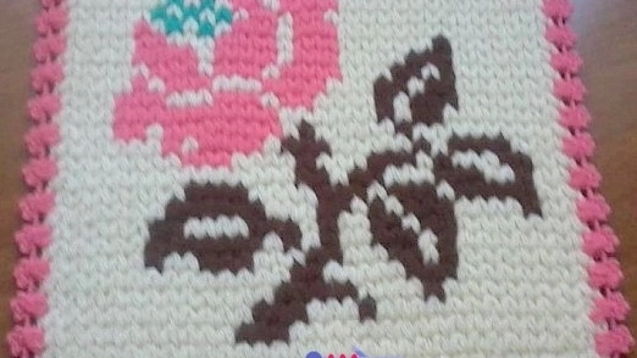 Çiçek Desenli Örgü Lif Modelleri