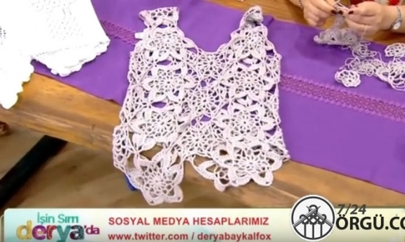 Derya Baykal Yazlık Örgü Bluz Yapımı Örmesi Sizden Giyinmesi Sizden