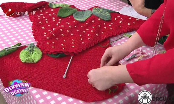 Derya Baykal Çilek Panço Modelleri Ve Yapılışı