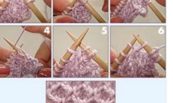 Bal Peteği Örgü Modeli Yapılışı Resimli