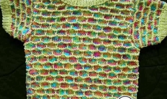 Bal Peteği Örgü Modeli Yapılışı Resimli