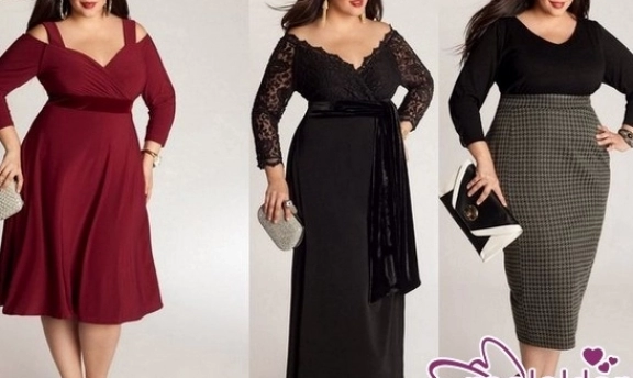 Büyük beden yılbaşı elbiseleri ile büyük şıklık