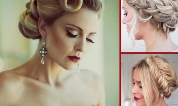 Abiye elbiseleriniz için saç modelleri