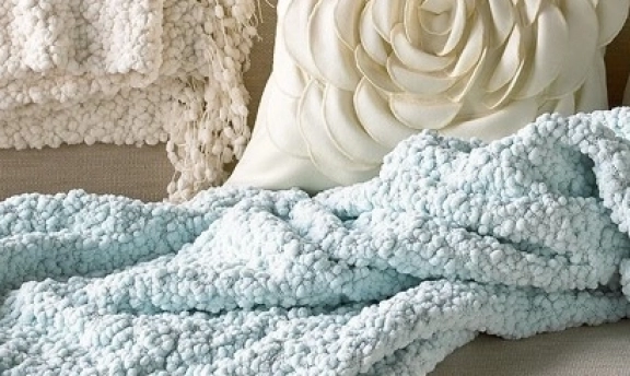 Dut İpten Örgü Bebek Battaniyesi Güzel Modeller