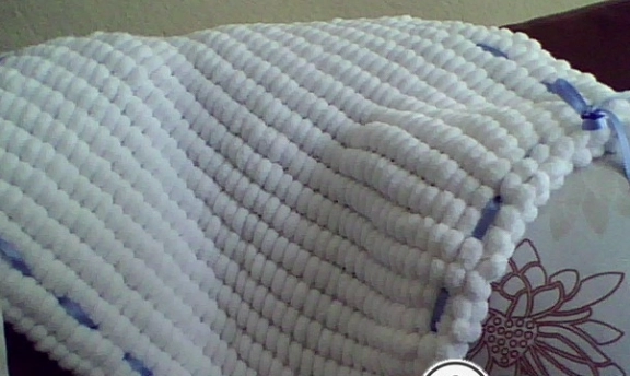 Dut İpten Örgü Bebek Battaniyesi Güzel Modeller