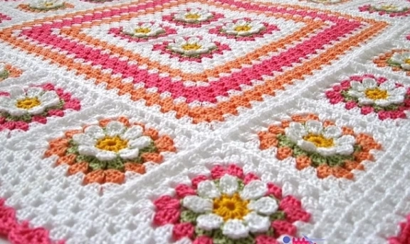 Tığ İşi Battaniye Örülüşü Anlatımı Rengarenk Örnekleri Çok Beğeneceksiniz