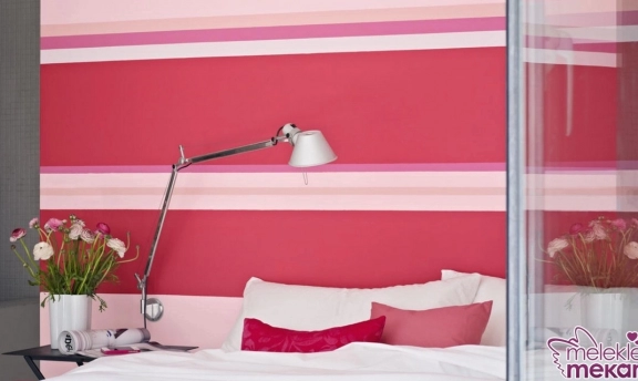 Desenli Duvar Boyası Örnekleri Renkleriyle Güzel Görünüm Yakalayın