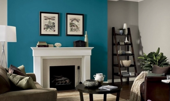 Desenli Duvar Boyası Örnekleri  Renkleriyle Güzel Görünüm Yakalayın