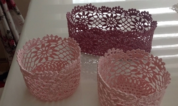 Tığ Örgüsü Sepetler Çok Hoş Modeller Burada