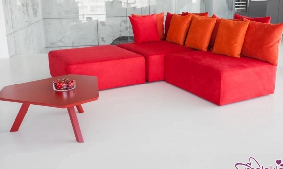 Yeni sezonda L koltuk takımı modelleri ile gelen dekoratif salonlar