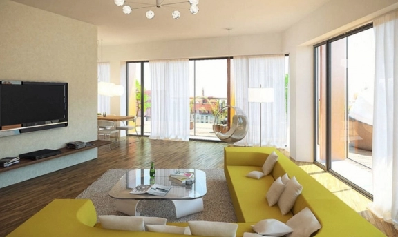 Yeni sezonda L koltuk takımı modelleri ile gelen dekoratif salonlar