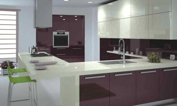 Modern mutfak modellerindeki asil görünüm