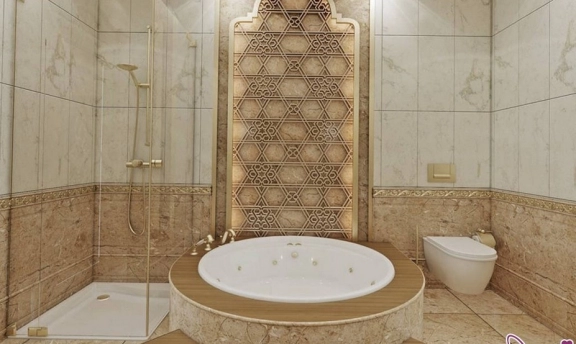 Hamam tarzı banyo fikirleri ile banyo dekorasyonlarınızı yenileyebilirsiniz