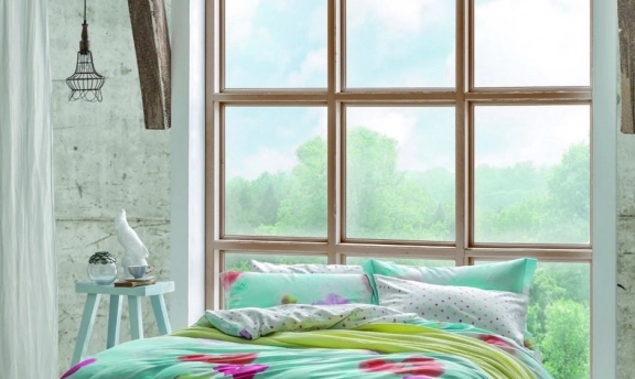 Baharlık Pierre Cardin nevresim takımları ile en yeni yatak odaları