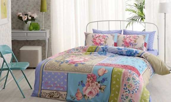 Baharlık Pierre Cardin nevresim takımları ile en yeni yatak odaları