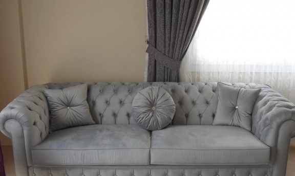 Gümüş gri rengi ile dekorasyon fikirleri