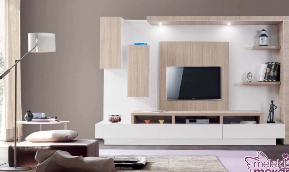 2017 sezonunda modern görünümlü tv üniteleriyle odalarda dekoratiflik yakalayın
