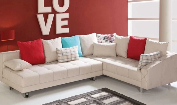 L koltuk modelleri ile evlerdeki şık görünümler