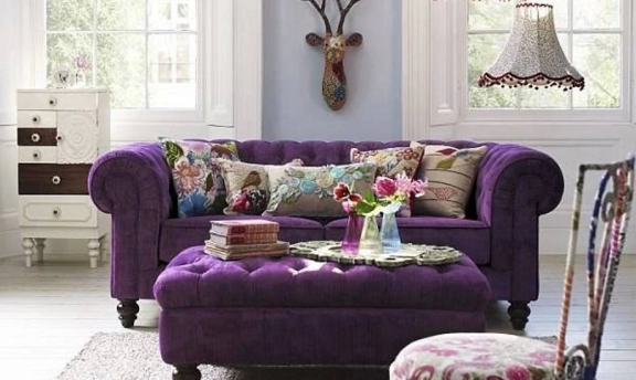 Dekorasyonda mor rengin yeri