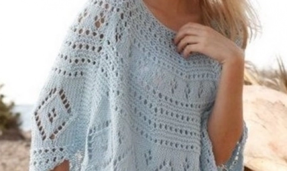 Yazlık Örgü Panço Modelleri Hanımlar Bunlar Çok Güzeller