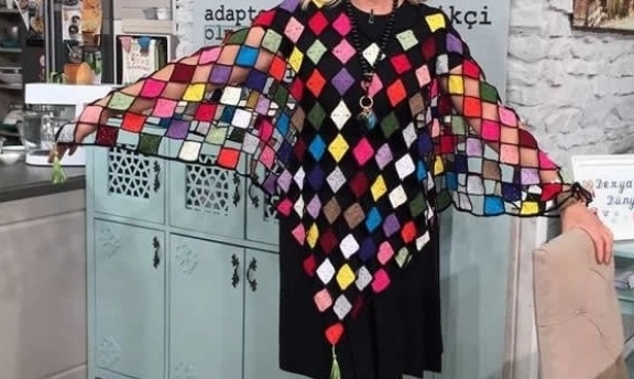 Yazlık Örgü Panço Modelleri Hanımlar Bunlar Çok Güzeller