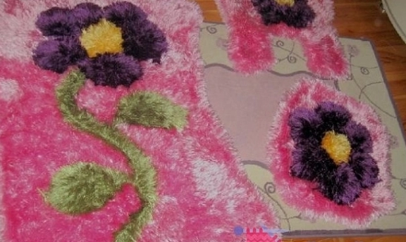 Örgüden Klozet Takımı Modelleri ve Yapılışları Daha Renkli Banyolar İçin