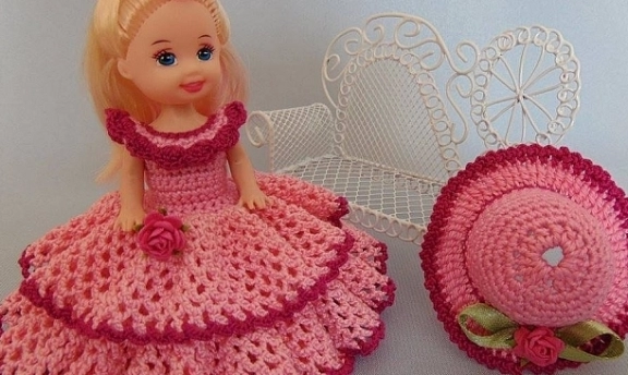 Örgüden Oyuncak Bebek Kıyafetleri ve Yapılışı Minicik Bebek Oyuncaklara Minicik Kıyafetler