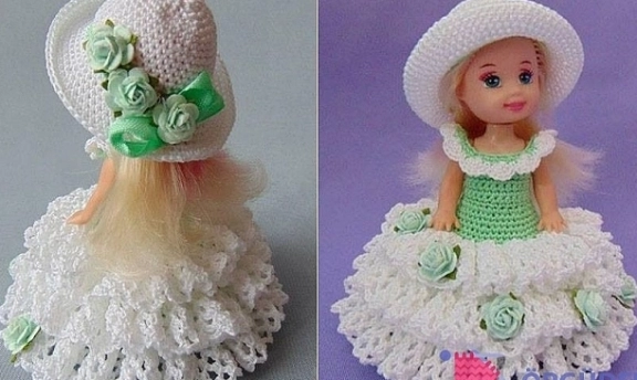 Örgüden Oyuncak Bebek Kıyafetleri ve Yapılışı Minicik Bebek Oyuncaklara Minicik Kıyafetler