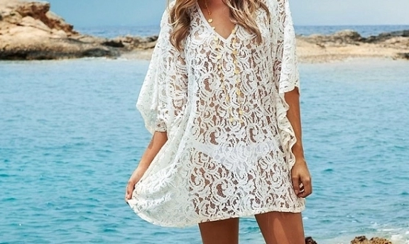 Örgüden Plaj Elbisesi Modelleri ve Yapılışı Tatile Güzel Bir Başlangıç