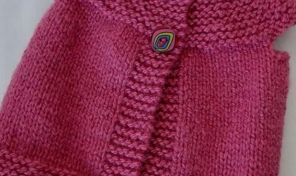 En güzel kız bebek yelek modelleri yapılışı ile birlikte