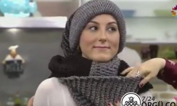 Tunus İşi Boyunluk Yapımı Anlatımlı Kışa Hazırlıklara Başlayın