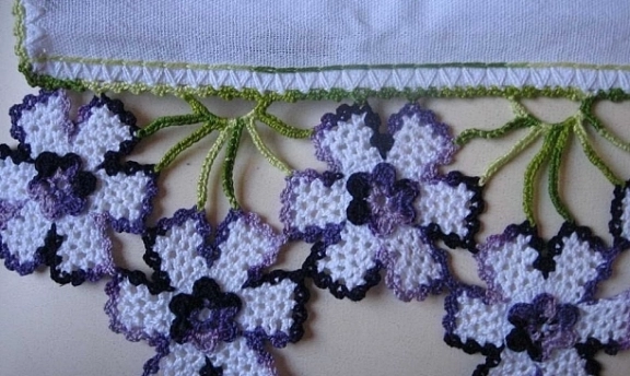 Tığ İşi Dantel Havlu Kenarı Örnekleri Yeni Modellerle Karşınızdayız