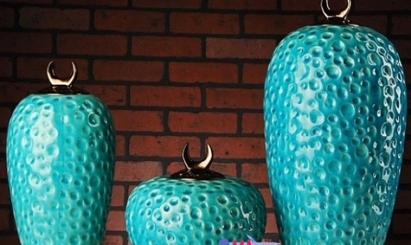 Salon Dekorasyonu İçin Seramik Vazo Çeşitleri Çok Şık Tasarımlar