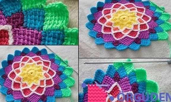 Tunus İşiyle Rengarenk Örgüler Son Zamanların En İyi Örnekleri