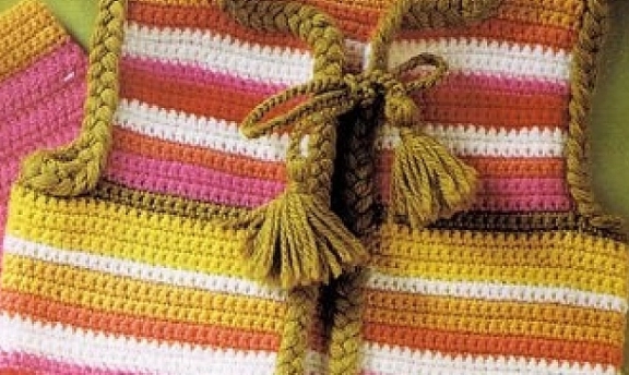 Çizgili Bebek Yelek Modelleri İle Bebekleriniz Daha Şık