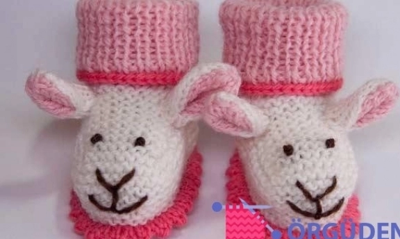 En Güzel Örgü Bebek Patik Modelleri Rengarenk
